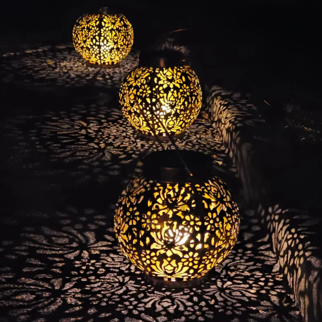 Waterproof LED Outdoor Solar Garden Hanging Lamp