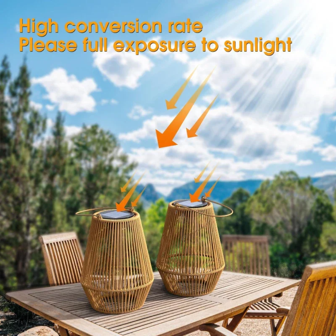 Handmade Waterproof Solar Garden Lantern