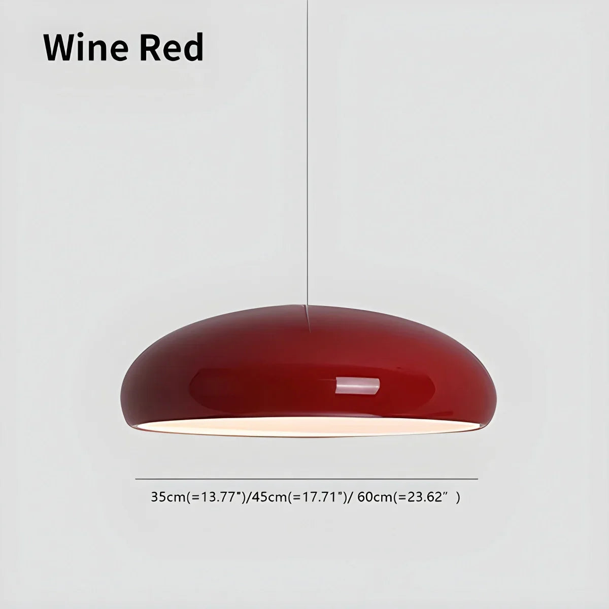 Minimalist Sleek Pendant Lamp - Contemporary Round Ceiling Light