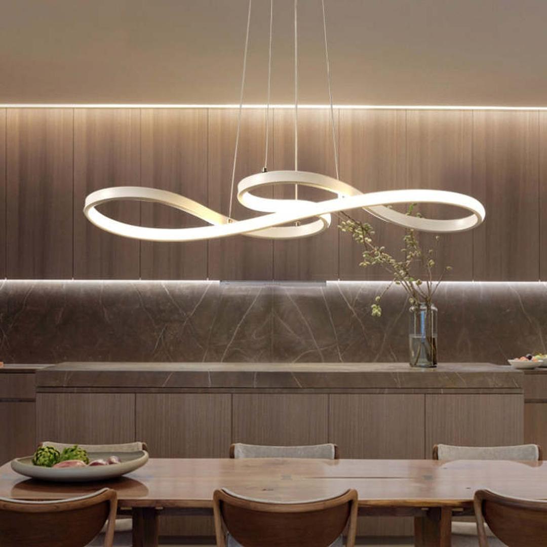 Modern LED Pendant Lamp with Musical Notes