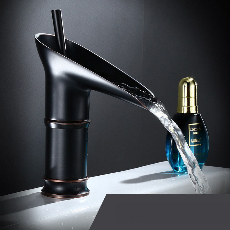 Single Lever Retro Waterfall Tap for Modern Basin