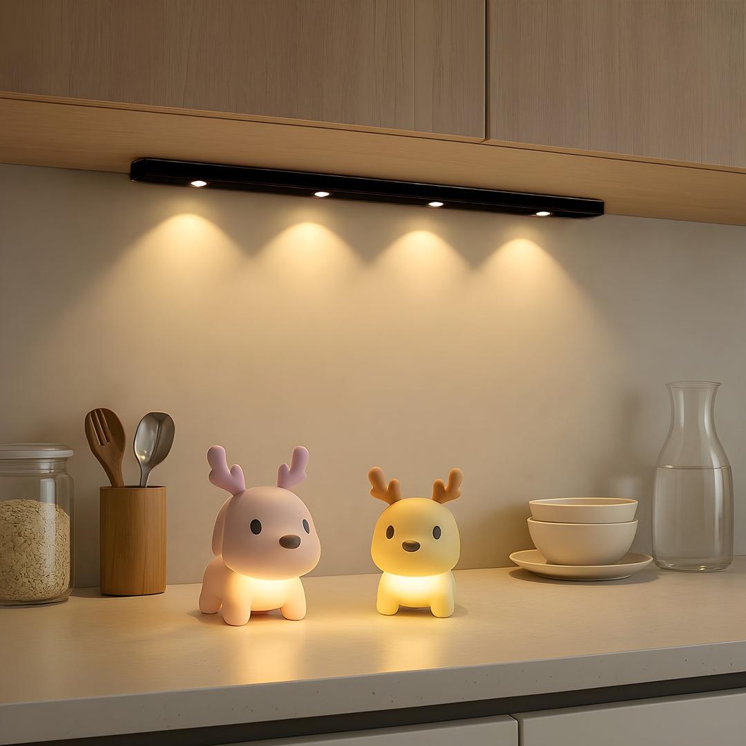 Slim LED Under Cabinet Task Lighting for Kitchen Countertops