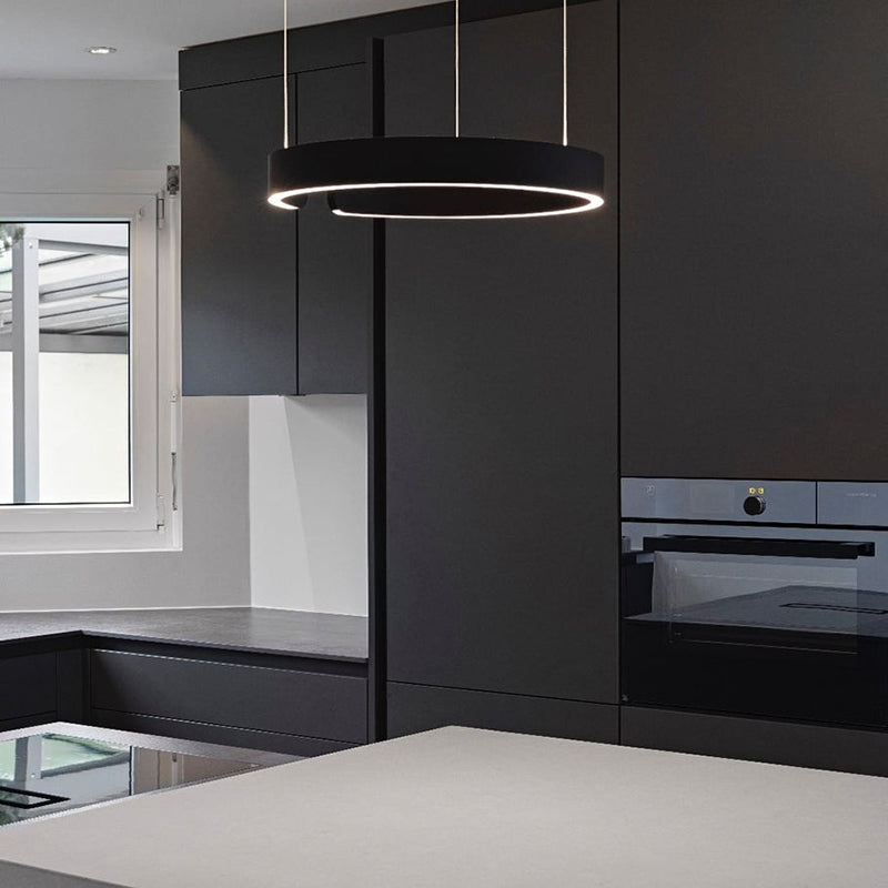Modern Circular Pendant Light – Ring Shape Ceiling Fixture