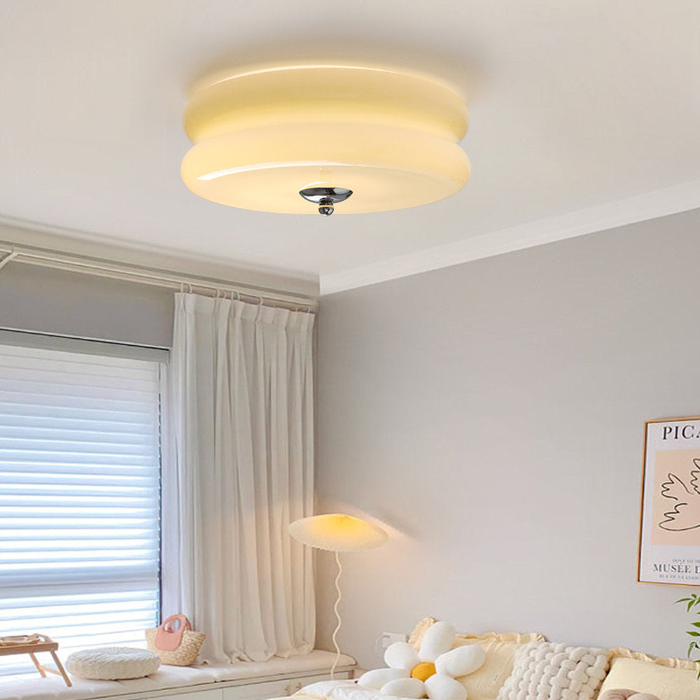 Circular Flush Mount Ceiling Light – Integrated LED