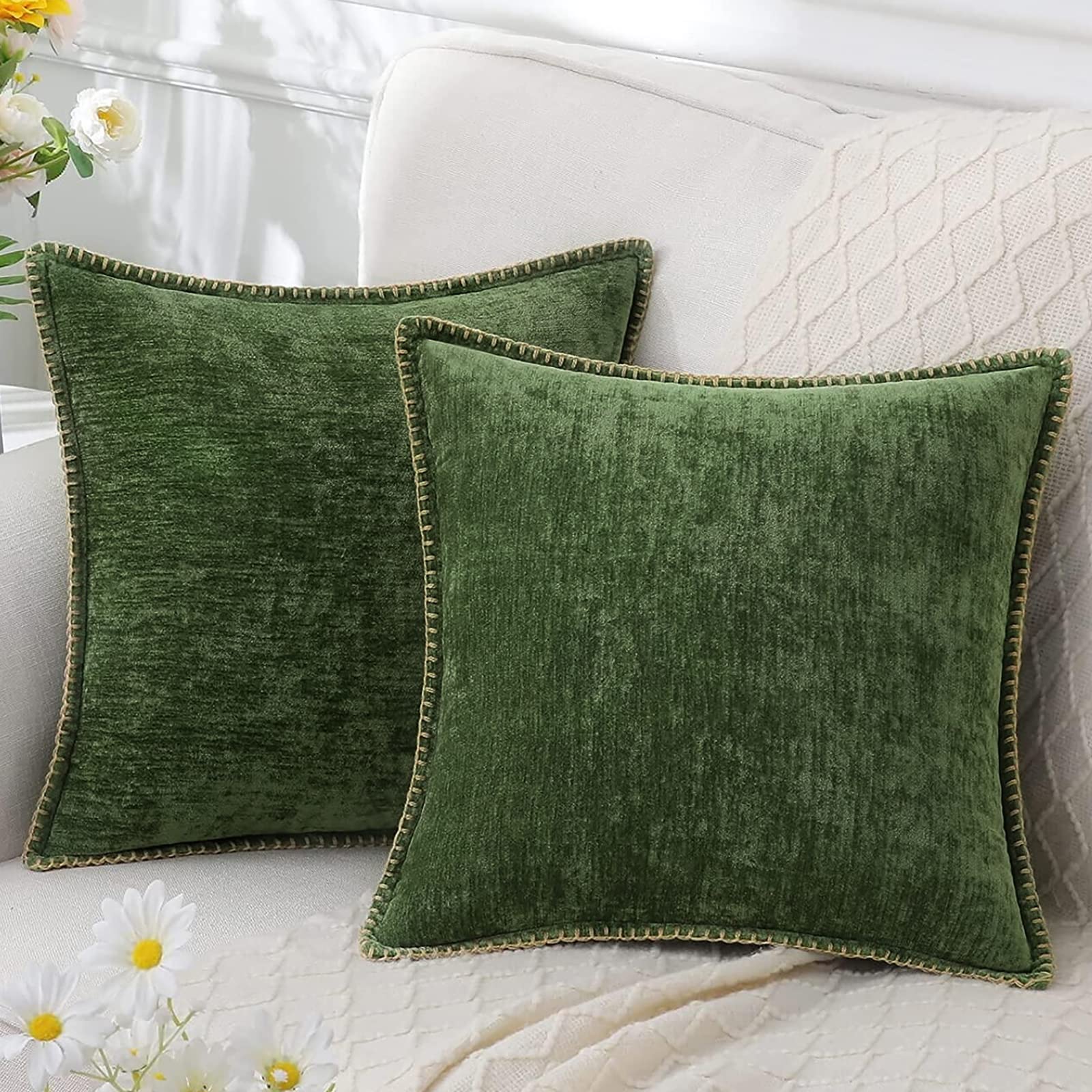 Premium Textured Throw Pillow – Square Decorative Cushion