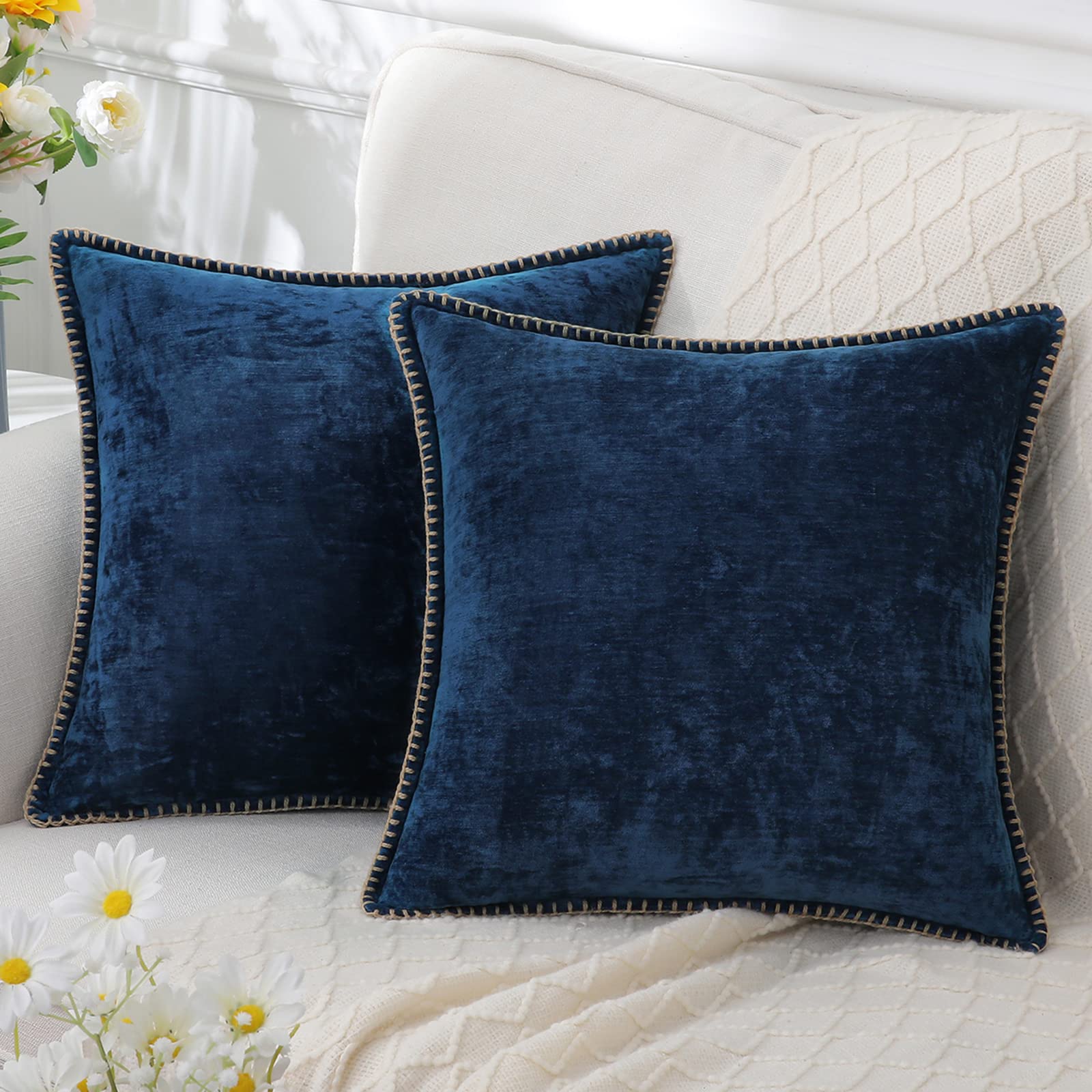 Premium Textured Throw Pillow – Square Decorative Cushion