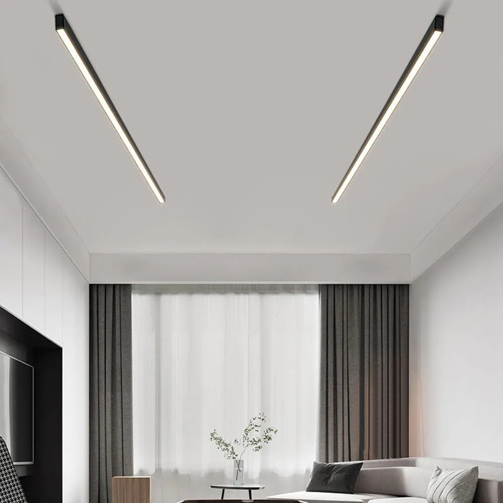 Edge modern linear LED ceiling lamp