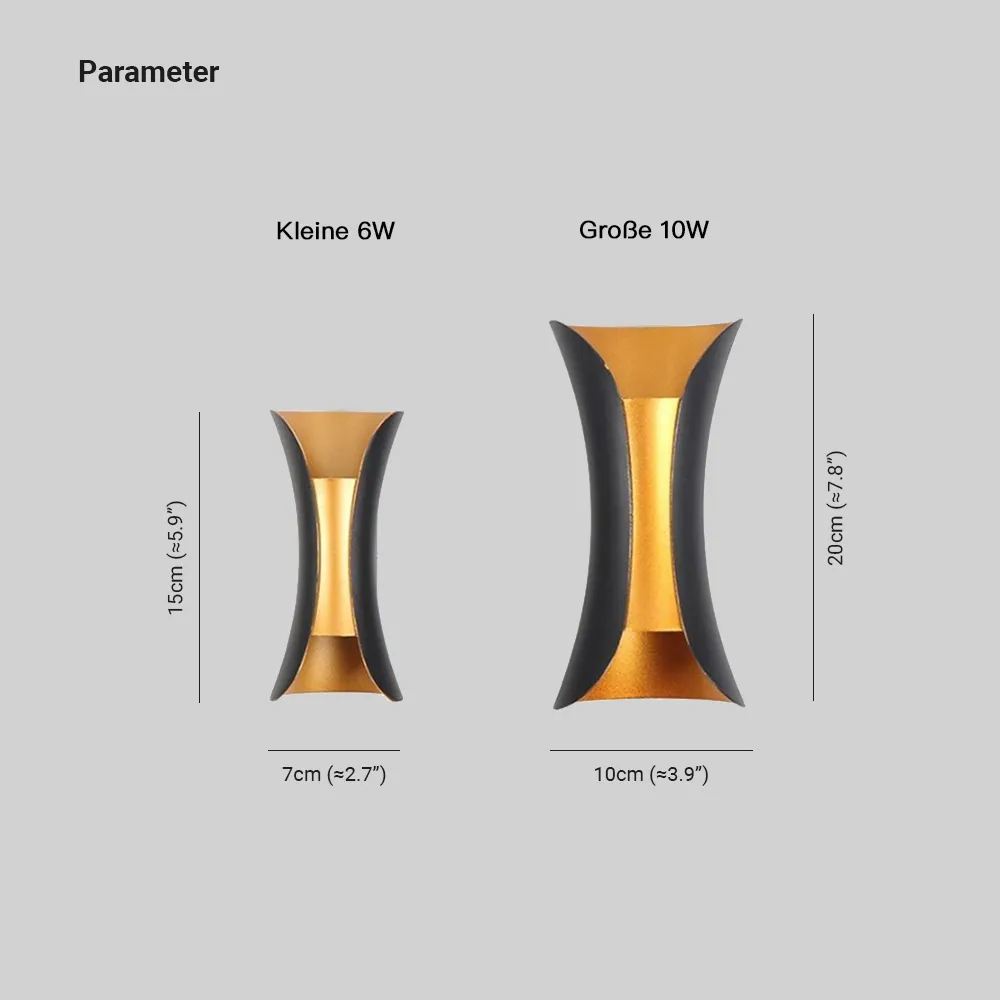 Modern LED Wall Lamp - Up and Down Interior Sconce