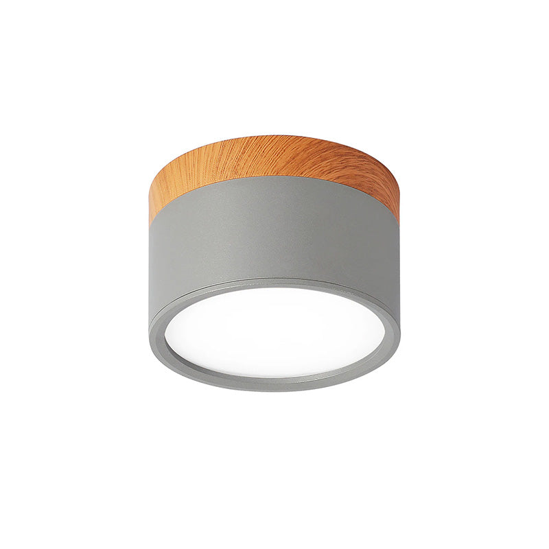 Small Cylinder Flush Mount Ceiling Light