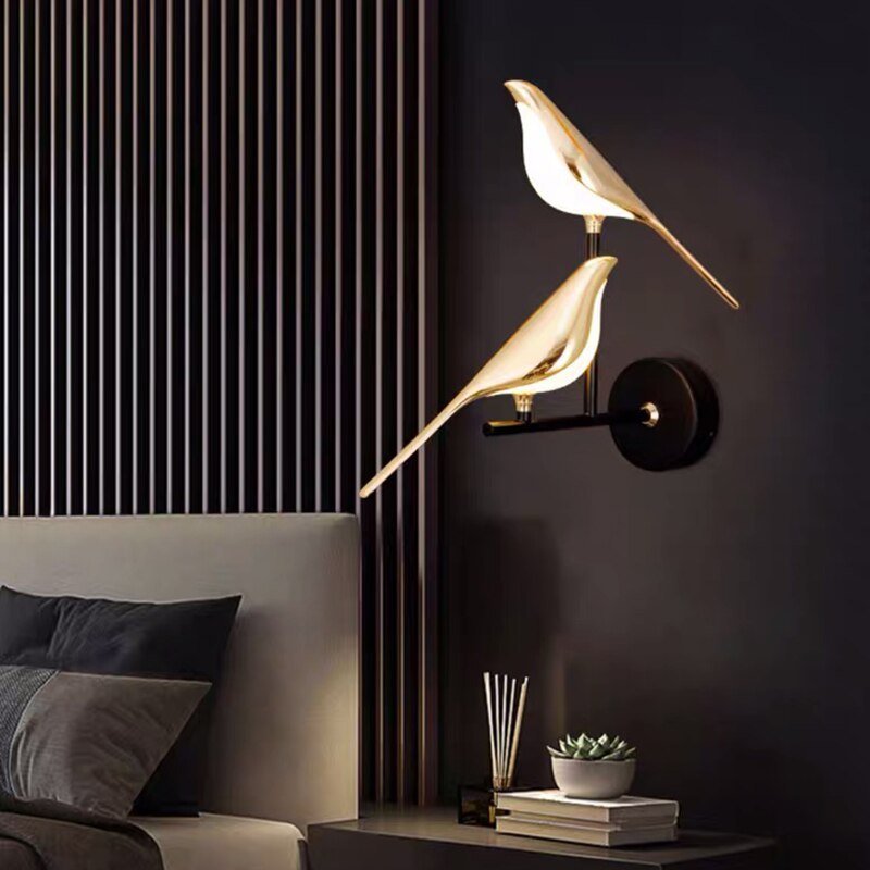 Wall Lamp in the Shape of Birds