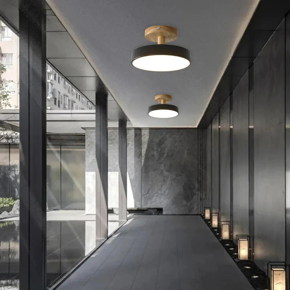 Modern Ceiling Light – Round Flush Mount