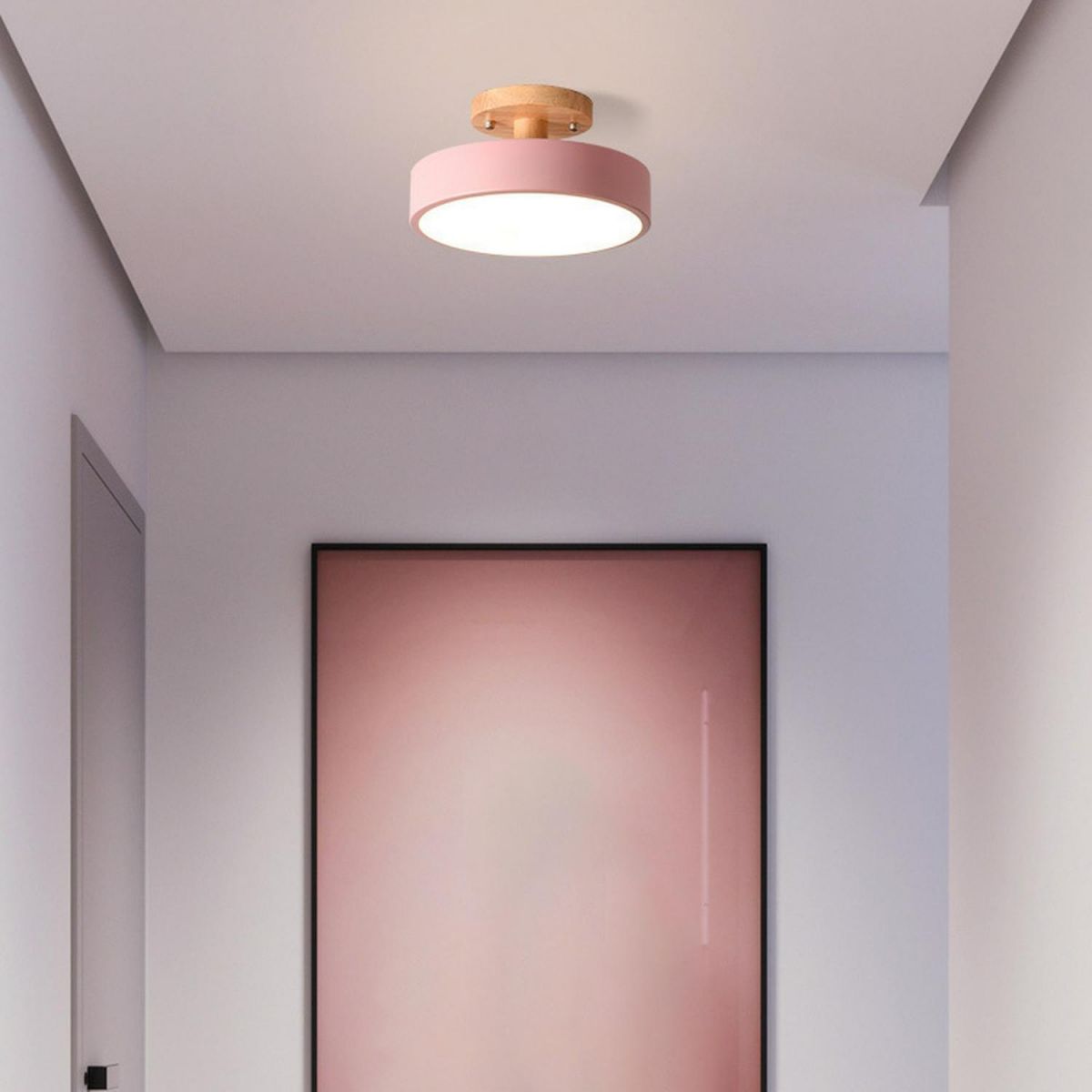 Modern Ceiling Light – Round Flush Mount