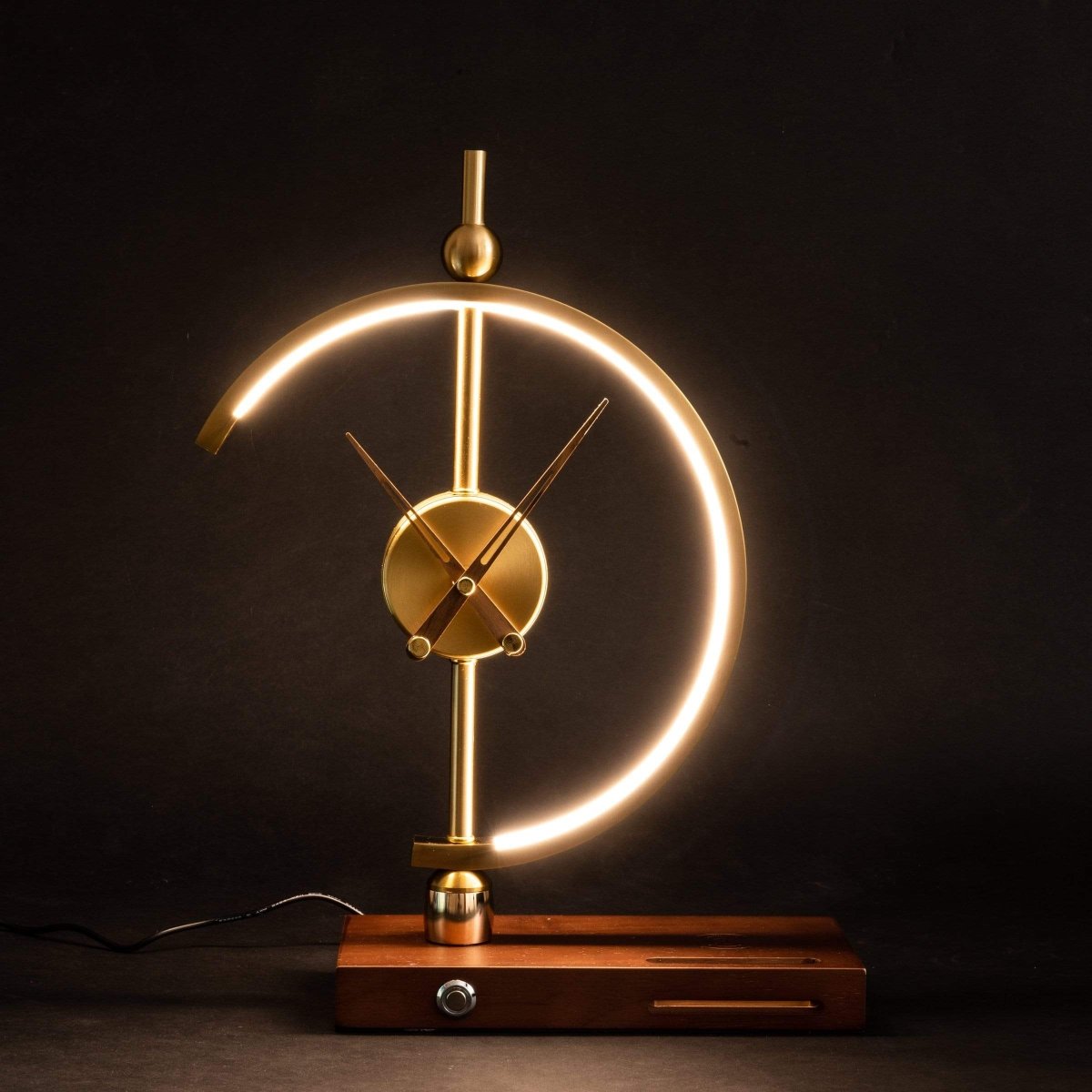 Circle Lamp Clock and Charger