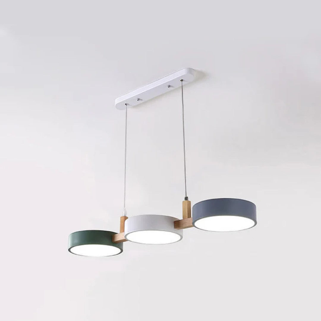 Scandinavian Pendant Lamp With Cylinders