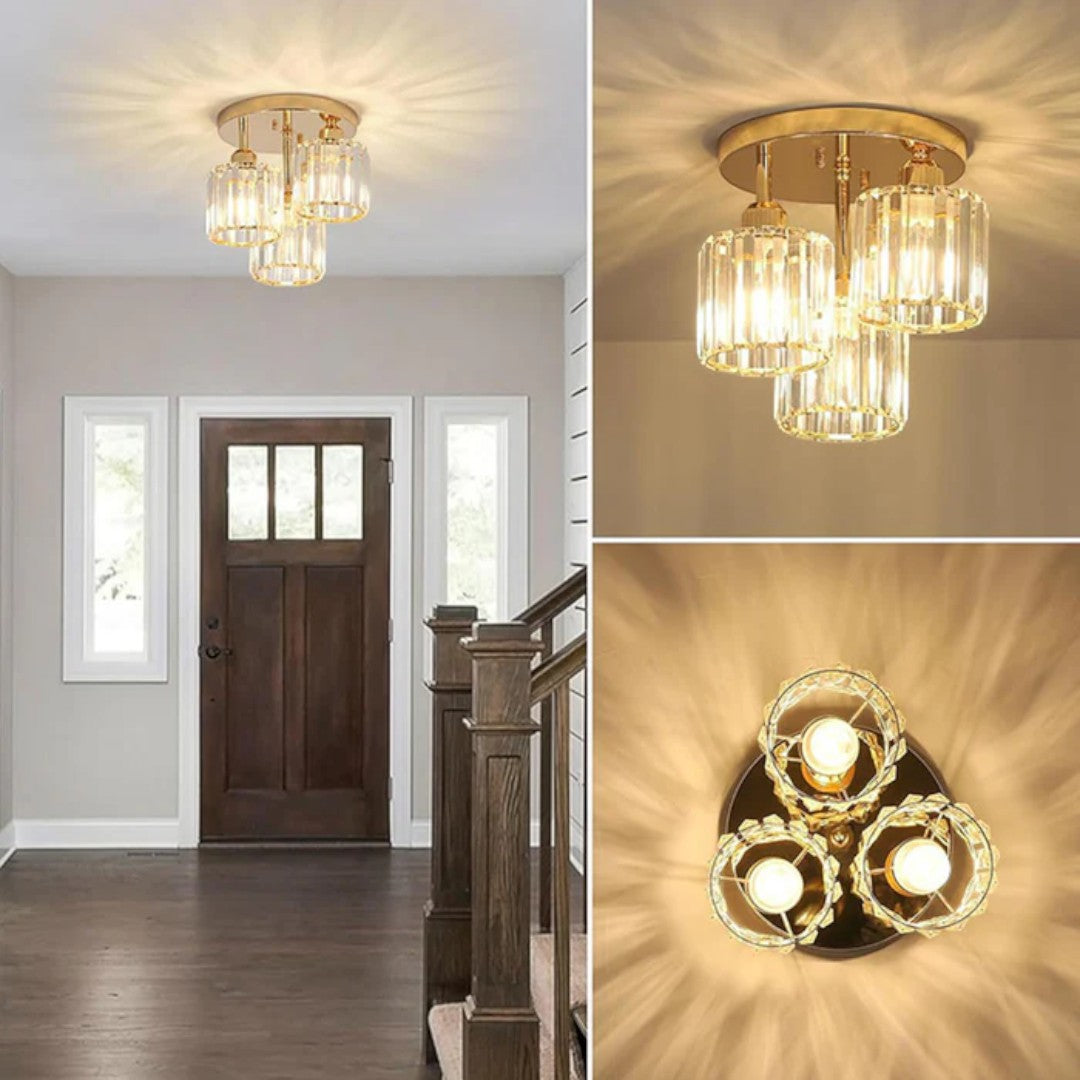 Glass Ceiling Lamp Semi-Matt Mounting