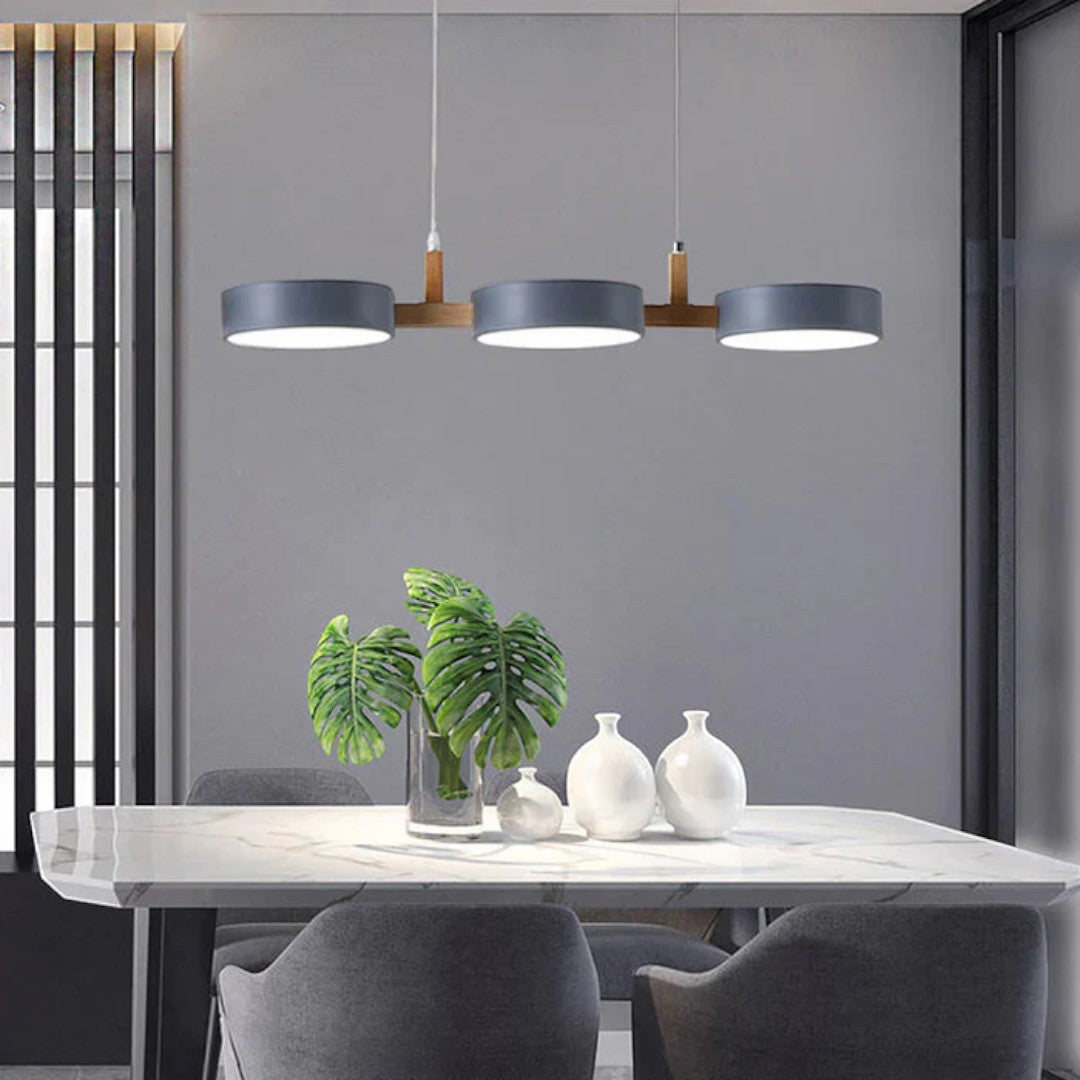 Scandinavian Pendant Lamp With Cylinders