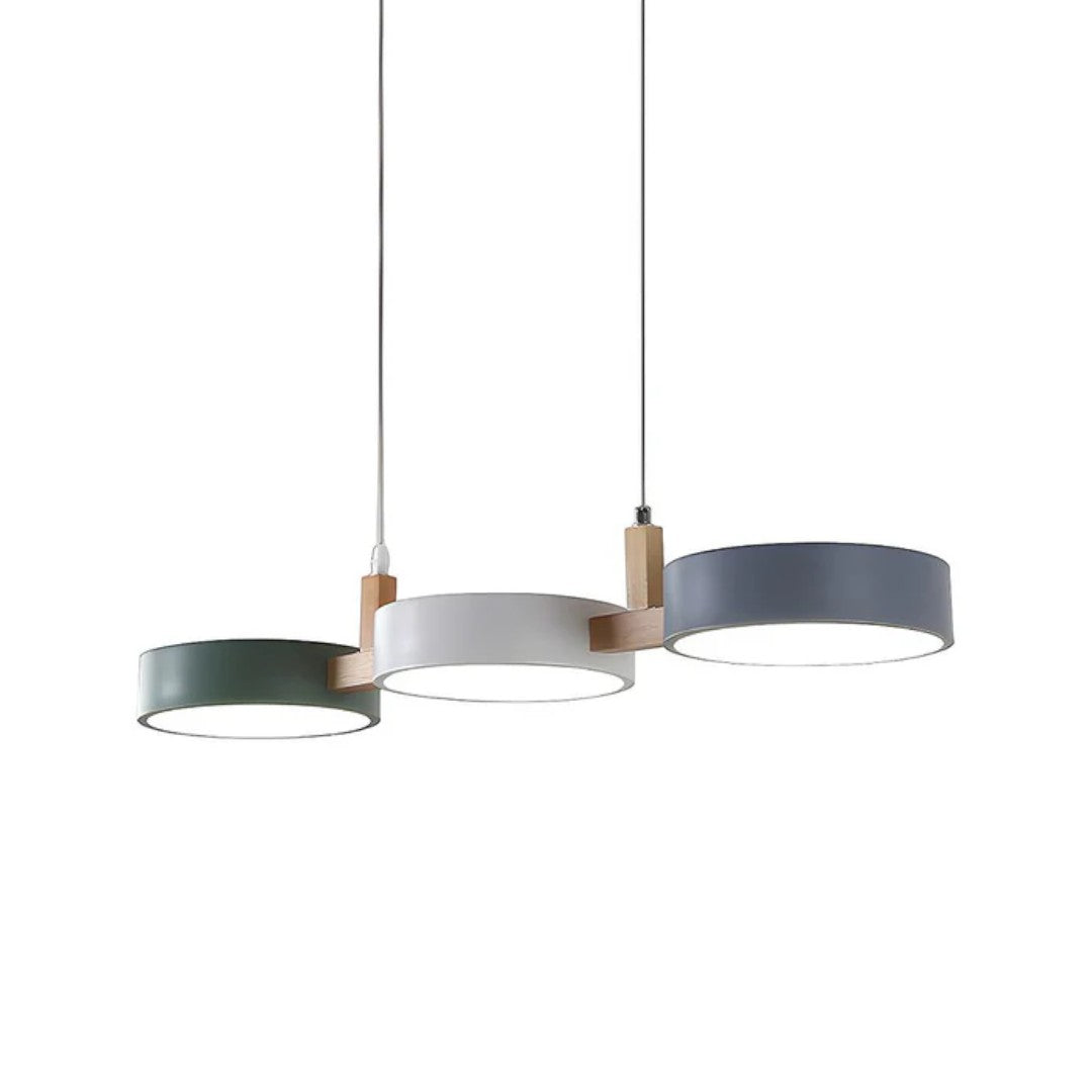 Scandinavian Pendant Lamp With Cylinders
