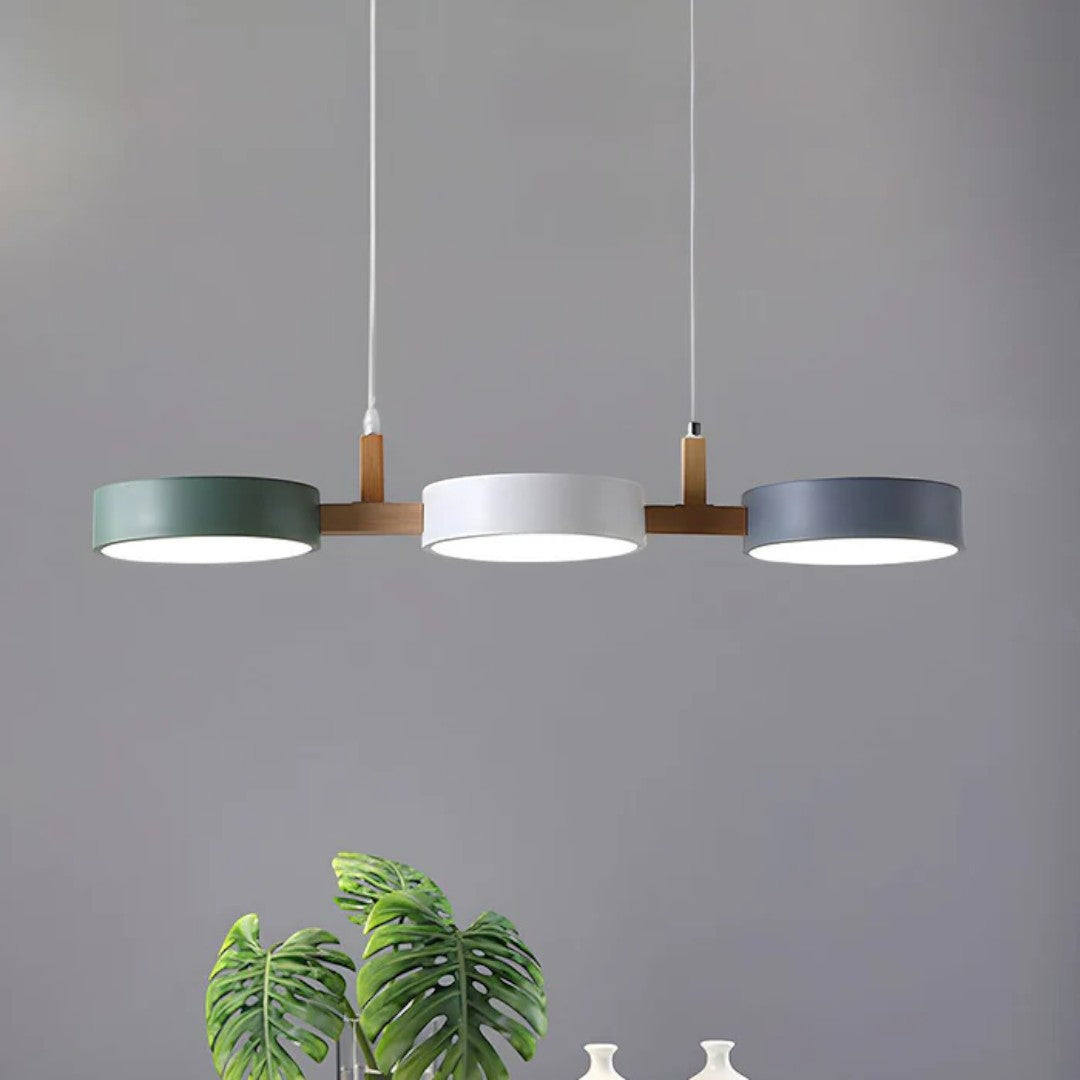 Scandinavian Pendant Lamp With Cylinders