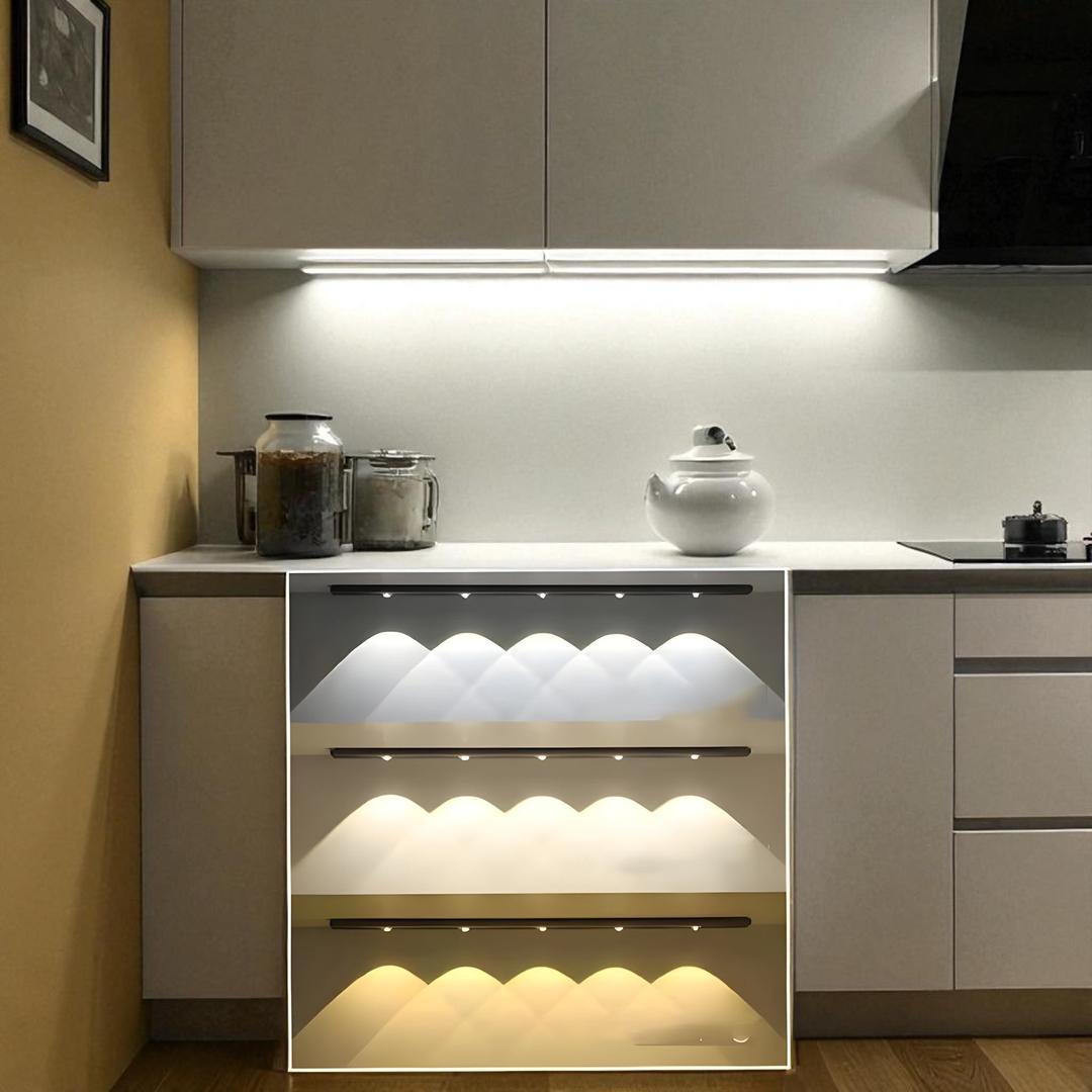 Slim LED Under Cabinet Task Lighting for Kitchen Countertops