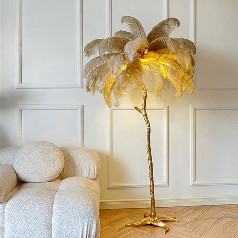 Ostrich Style Floor Lamp - Elegant Standing Light