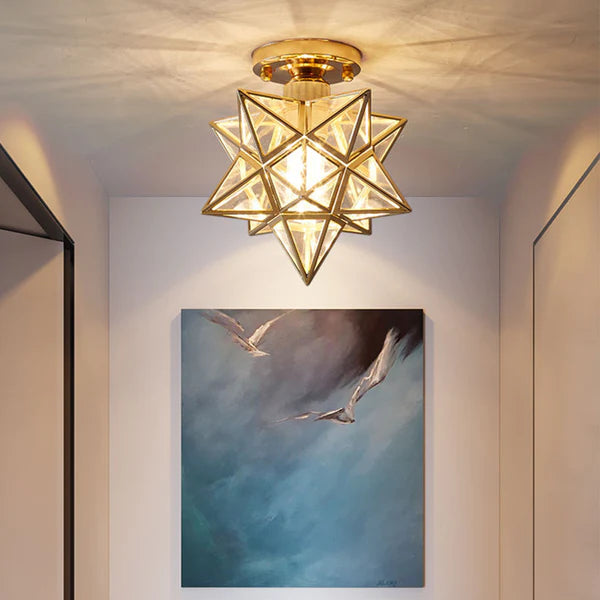 Star Shape Ceiling Light