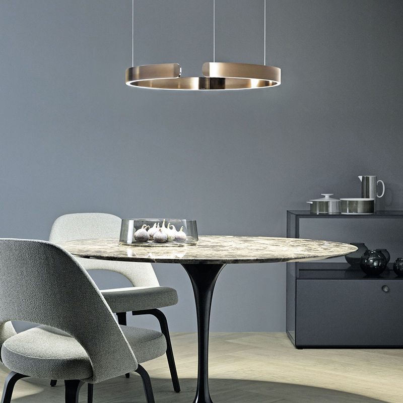 Modern Circular Pendant Light – Ring Shape Ceiling Fixture