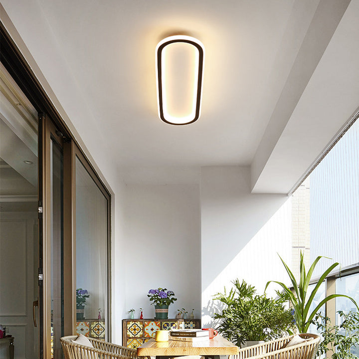 Modern Round LED Ceiling Lamp - Flush Mount Panel Light