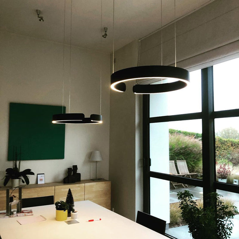 Modern Circular Pendant Light – Ring Shape Ceiling Fixture