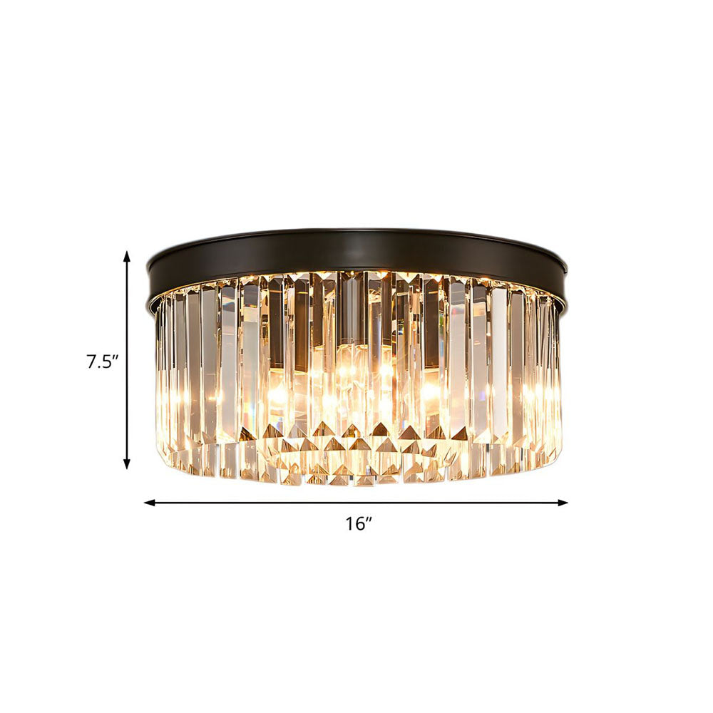 Modern Round Ceiling Light – Fixed Flush Mount LED Fixture