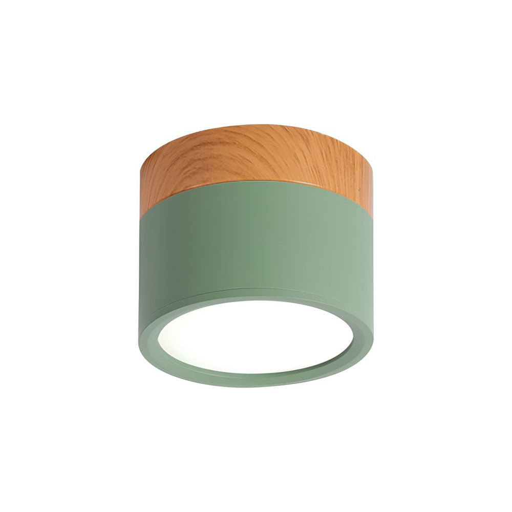 Small Cylinder Flush Mount Ceiling Light