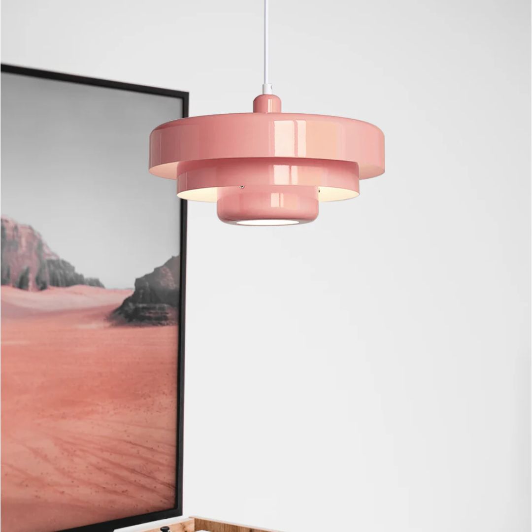 Modern Tiered Pendant Light – Multi-Layered Ceiling Lamp