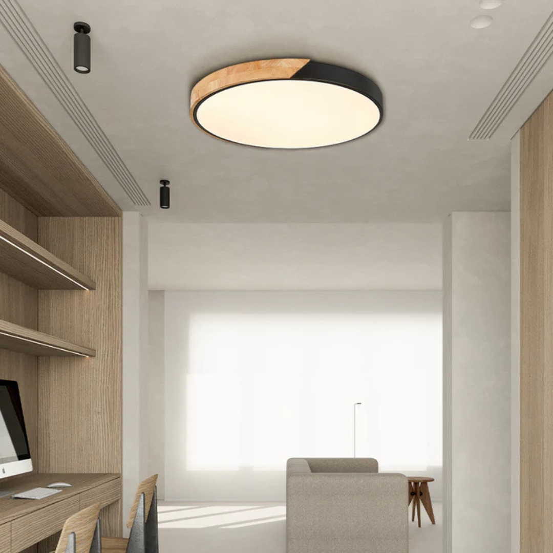 Modern Scandinavian Flush Mount Lamp