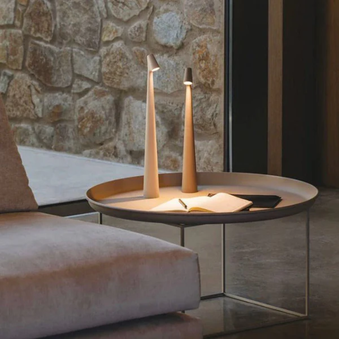 Cordless LED Table Lamp – Rechargeable Battery Powered Desk Light