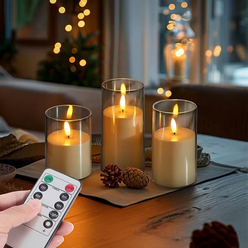Flameless LED Wax Candles