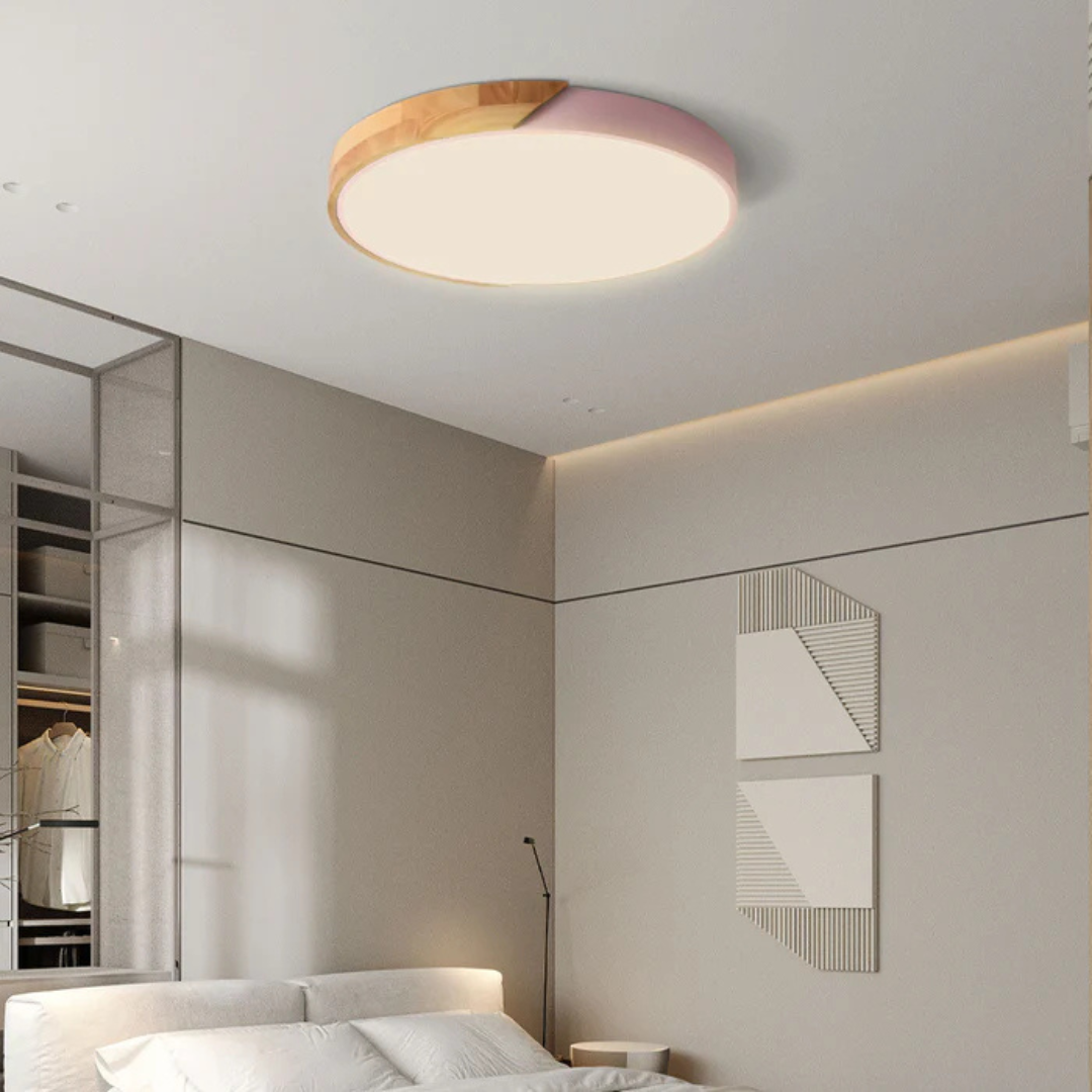 Modern Scandinavian Flush Mount Lamp