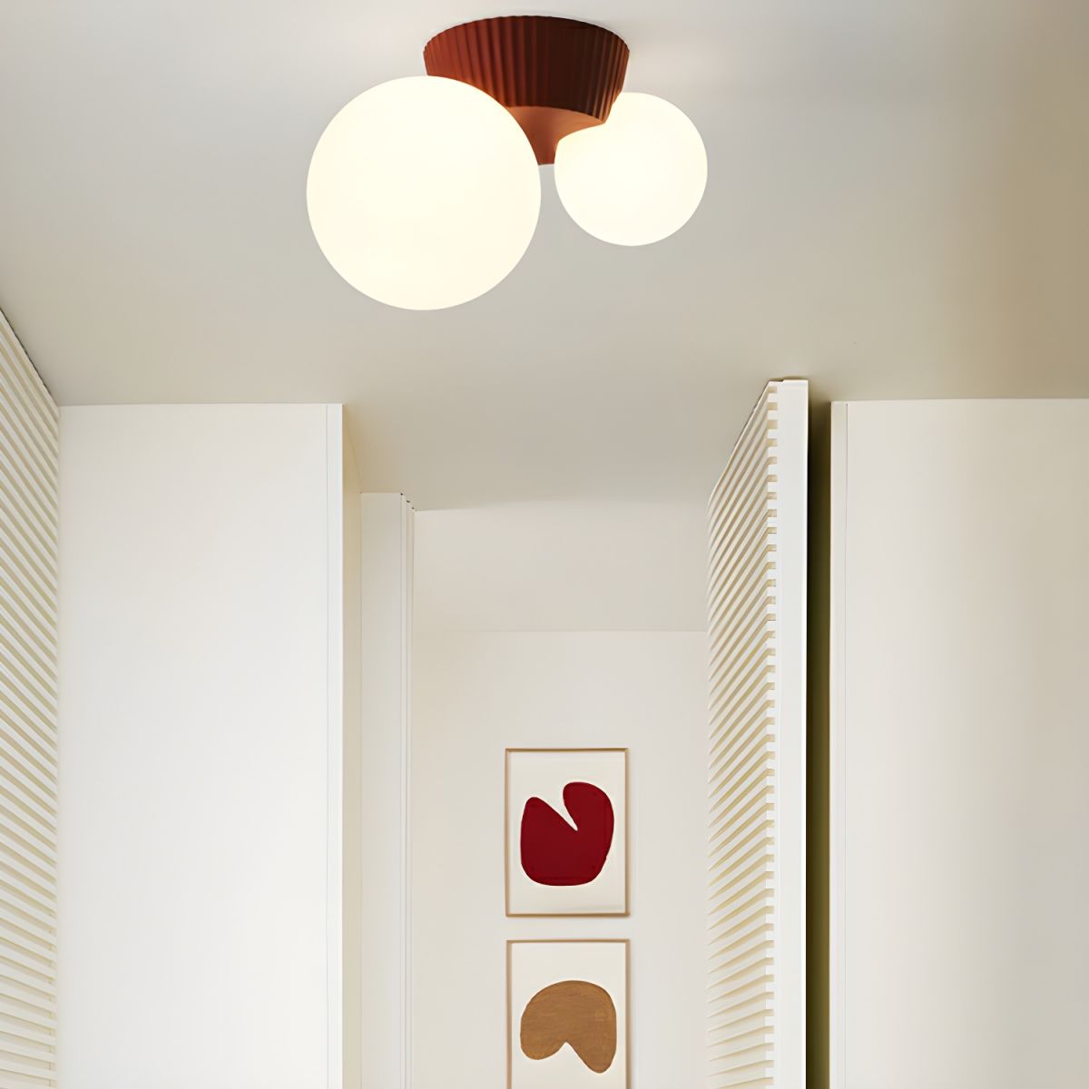 Modern Round Ceiling Light – Flush Mount LED Fixture
