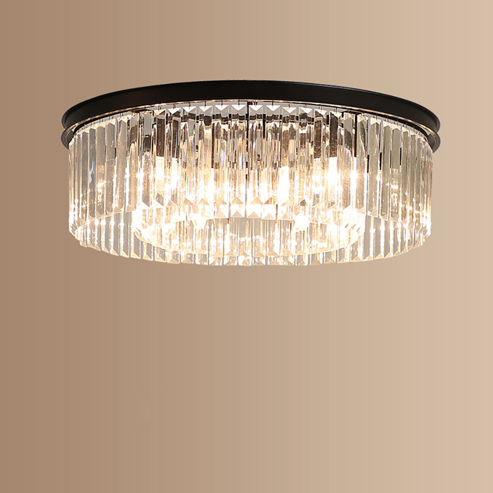 Modern Round Ceiling Light – Fixed Flush Mount LED Fixture