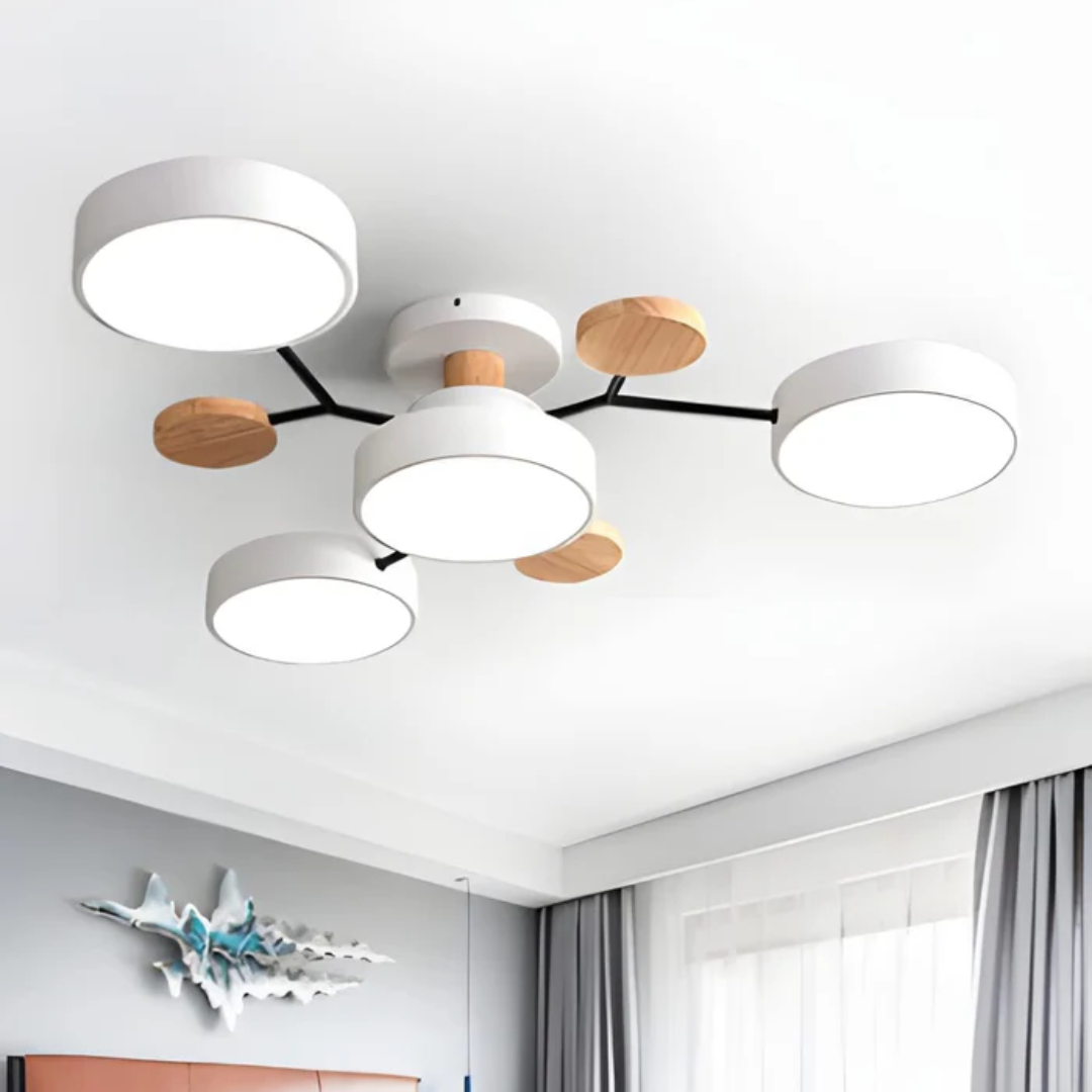 Modern Round LED Ceiling Light – Flush Mount Panel
