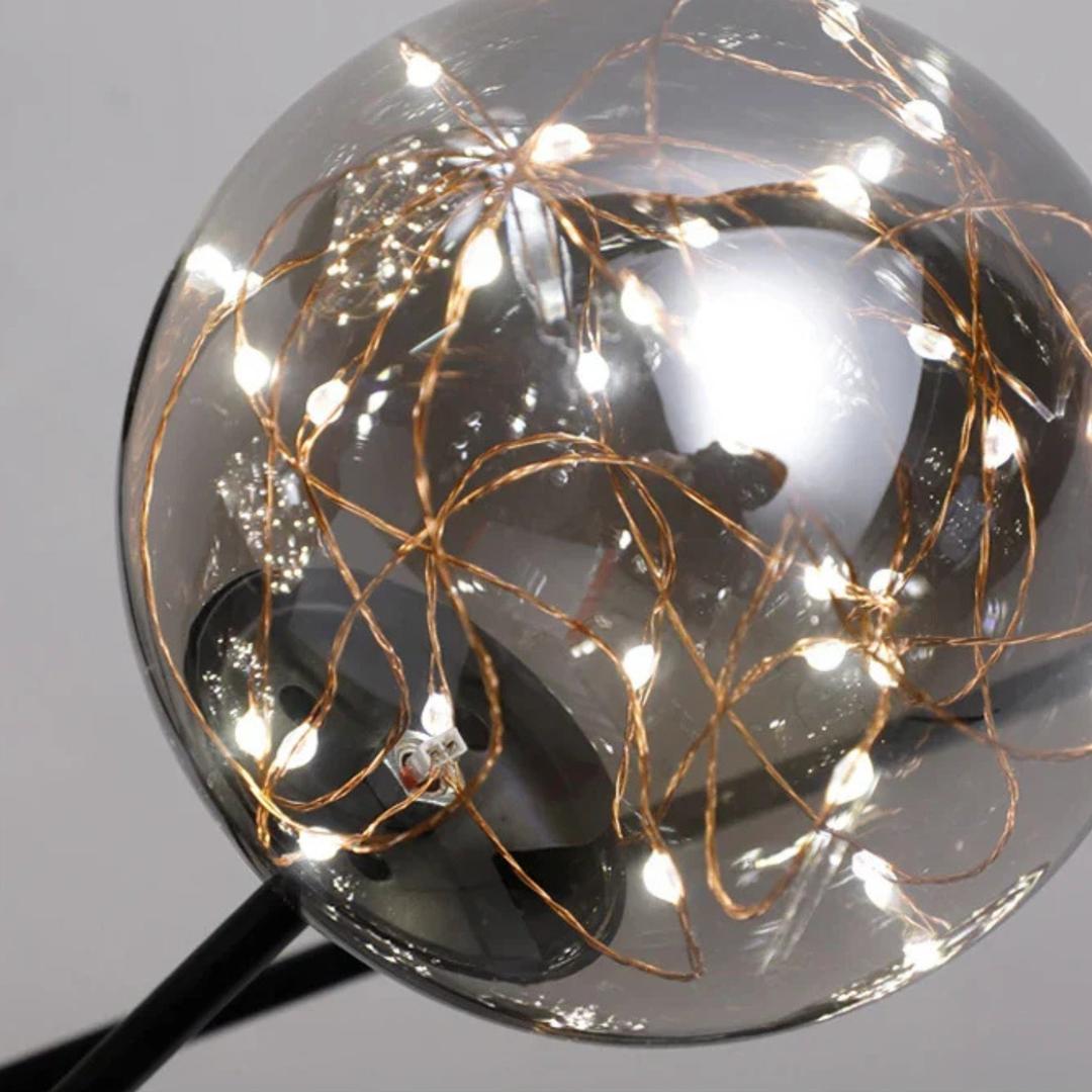 Glass Globe Chandelier