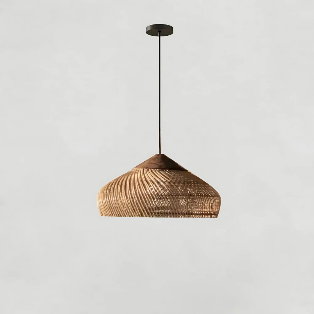 Rattan Boho Pendant Light