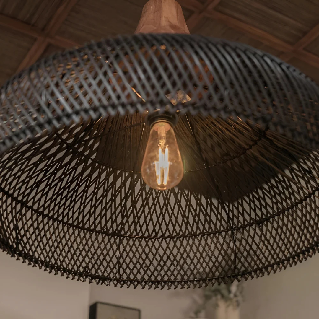 Rattan Boho Pendant Light