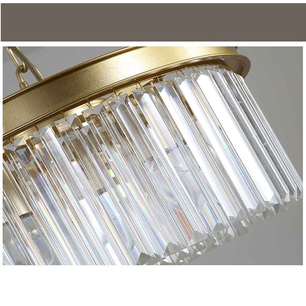 Modern Round Ceiling Light – Fixed Flush Mount LED Fixture