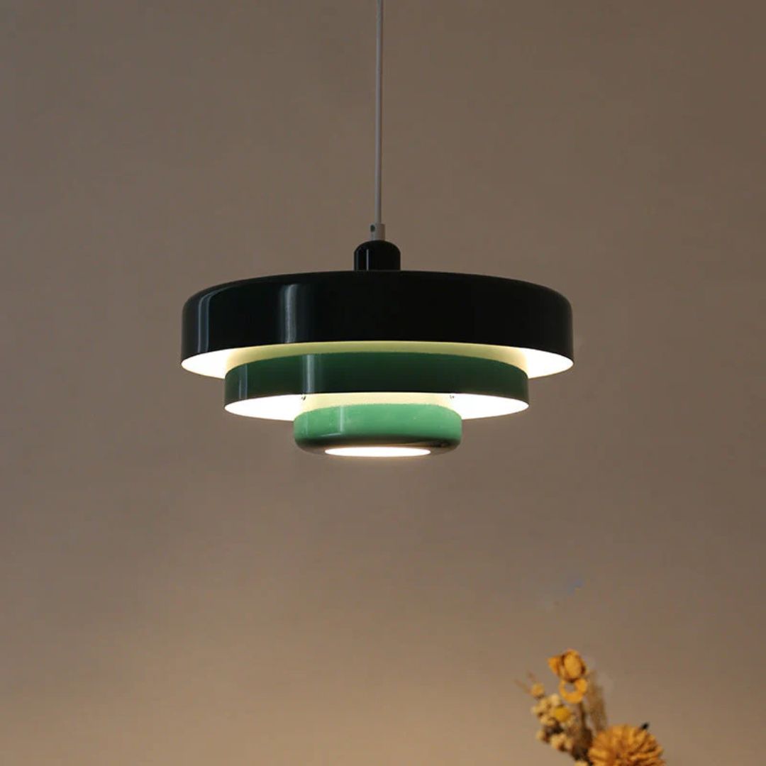 Modern Tiered Pendant Light – Multi-Layered Ceiling Lamp