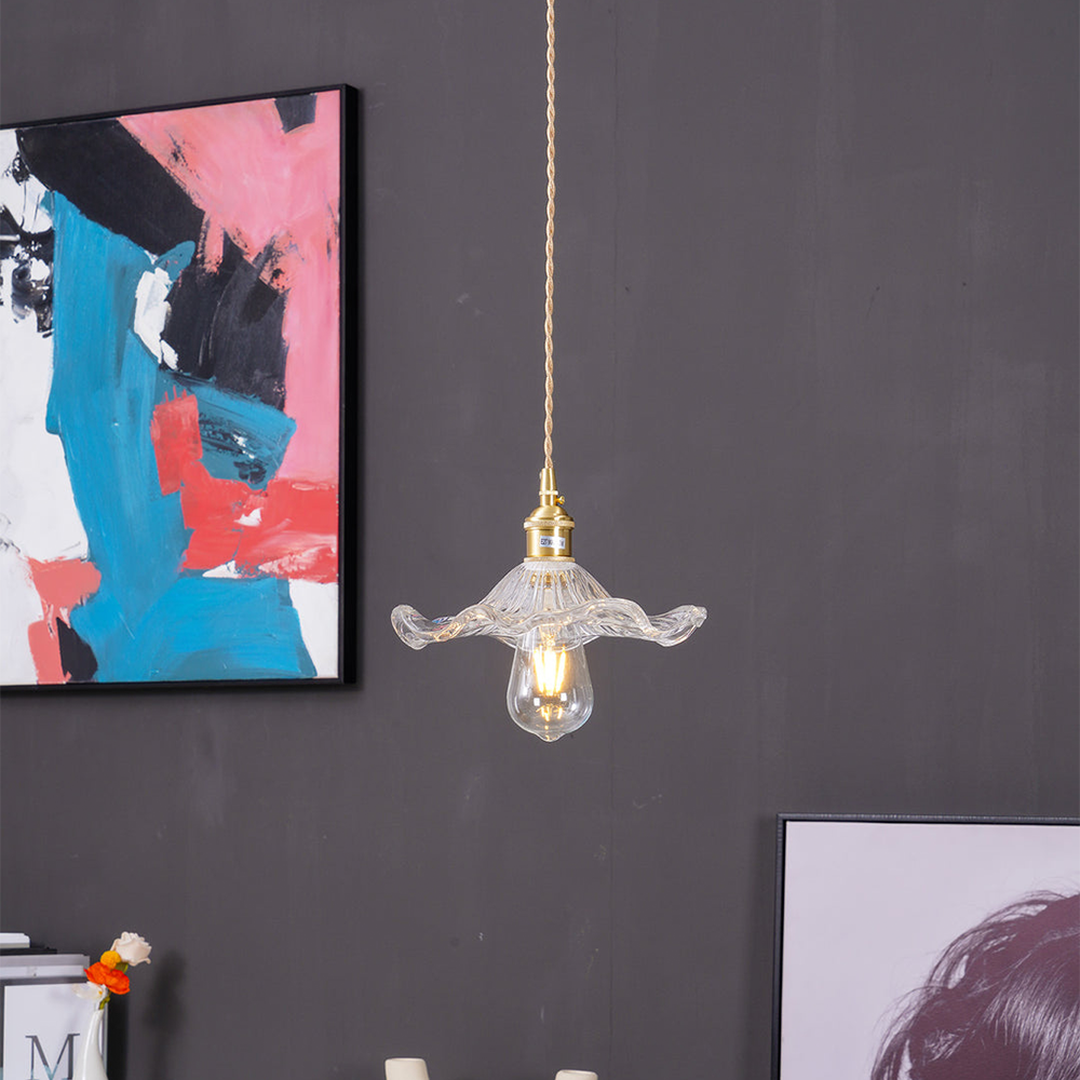 Flower Design Elegant Pendant Lamp