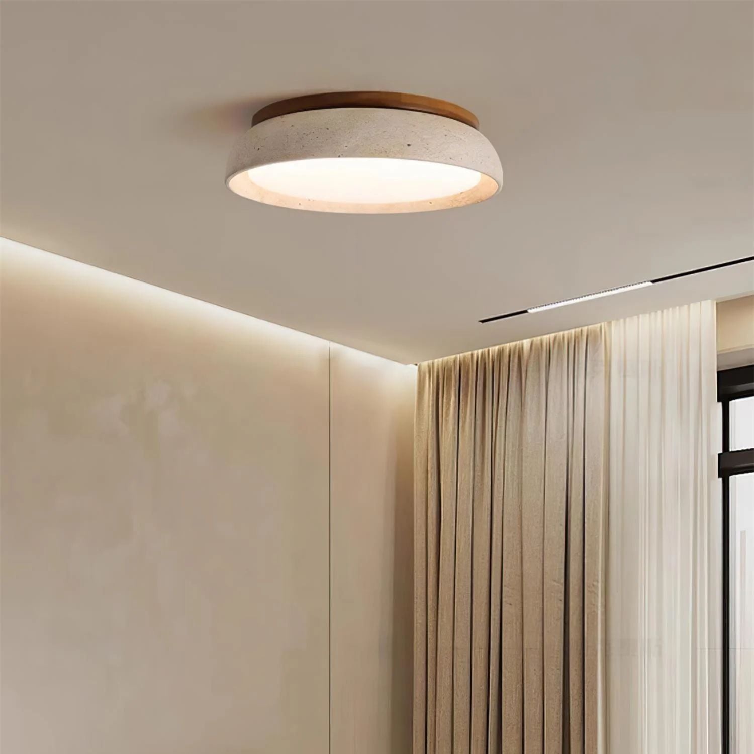 Modern Ceiling Light – Round Flush Mount