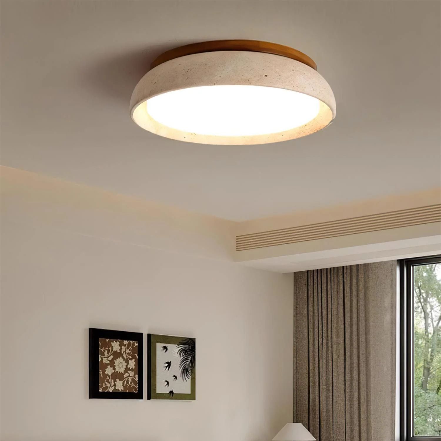 Modern Ceiling Light – Round Flush Mount