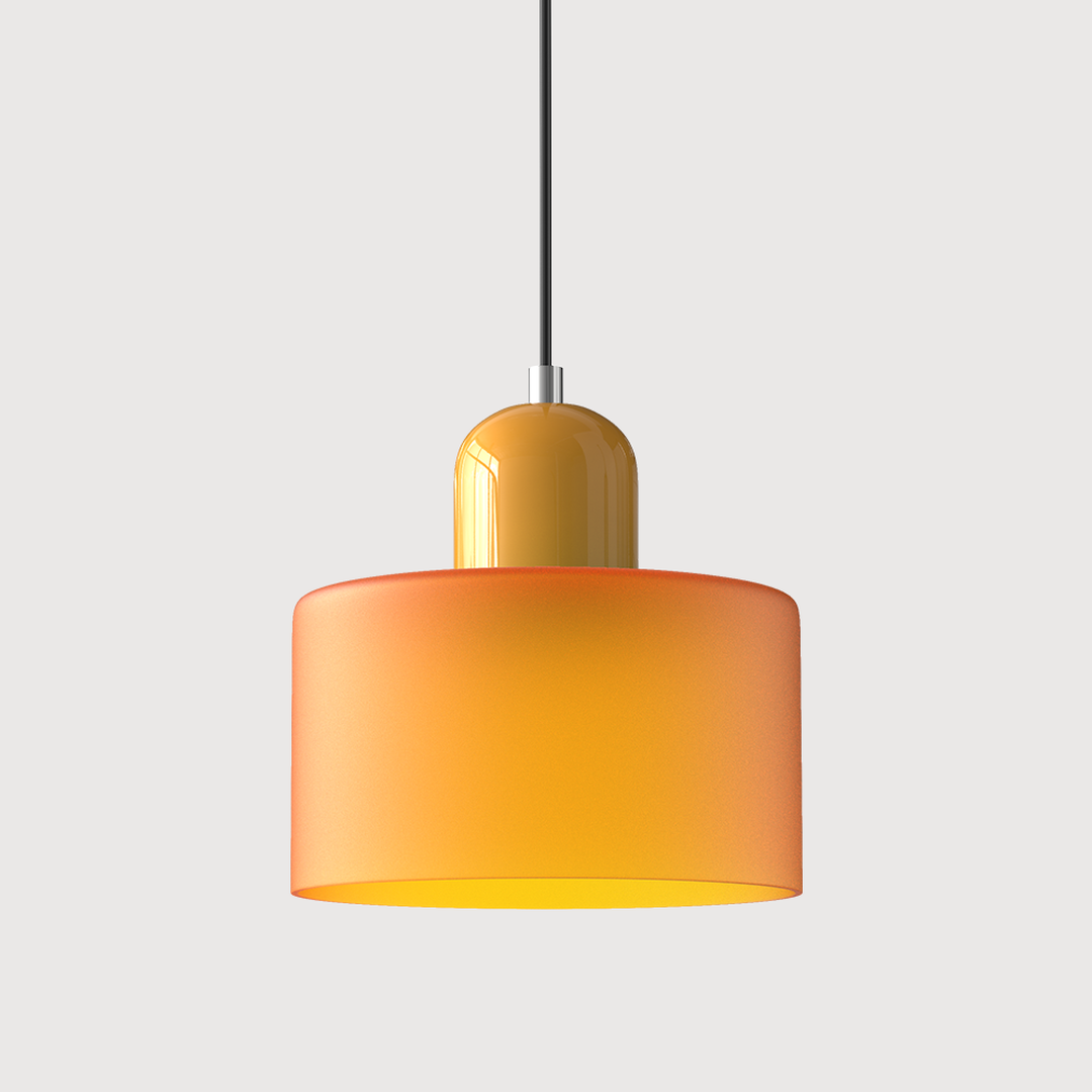 Bauhaus-Style Glass Pendant Lamp