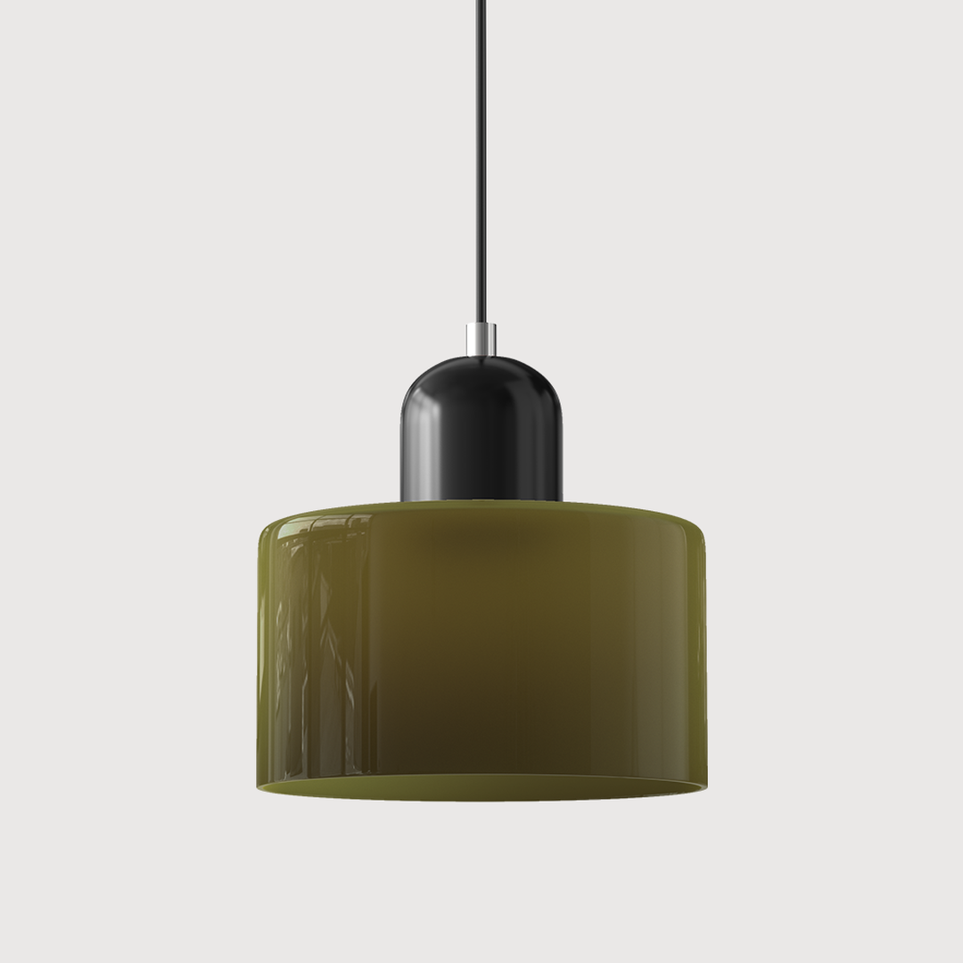 Bauhaus-Style Glass Pendant Lamp