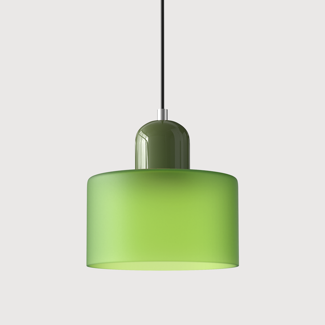 Bauhaus-Style Glass Pendant Lamp