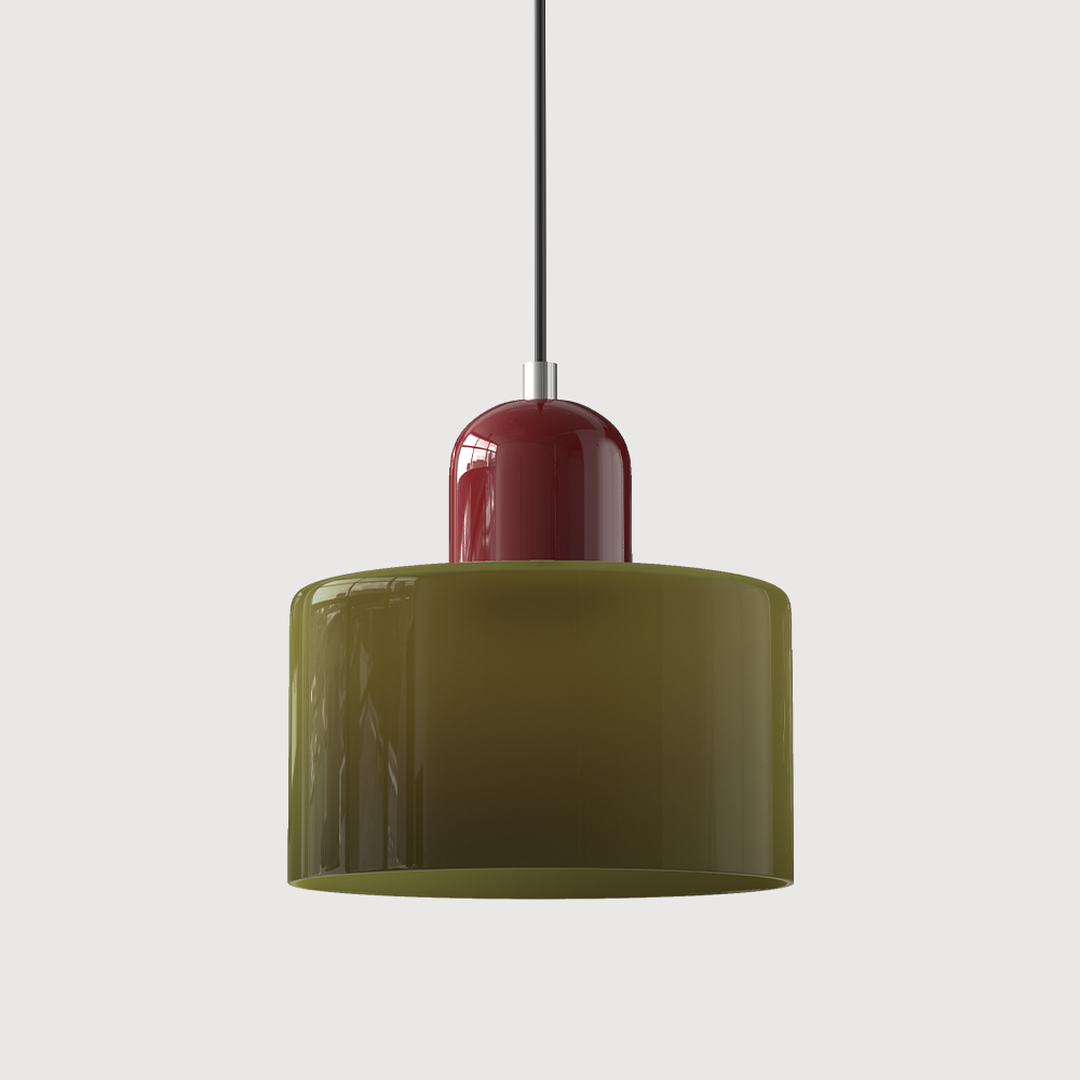 Bauhaus-Style Glass Pendant Lamp